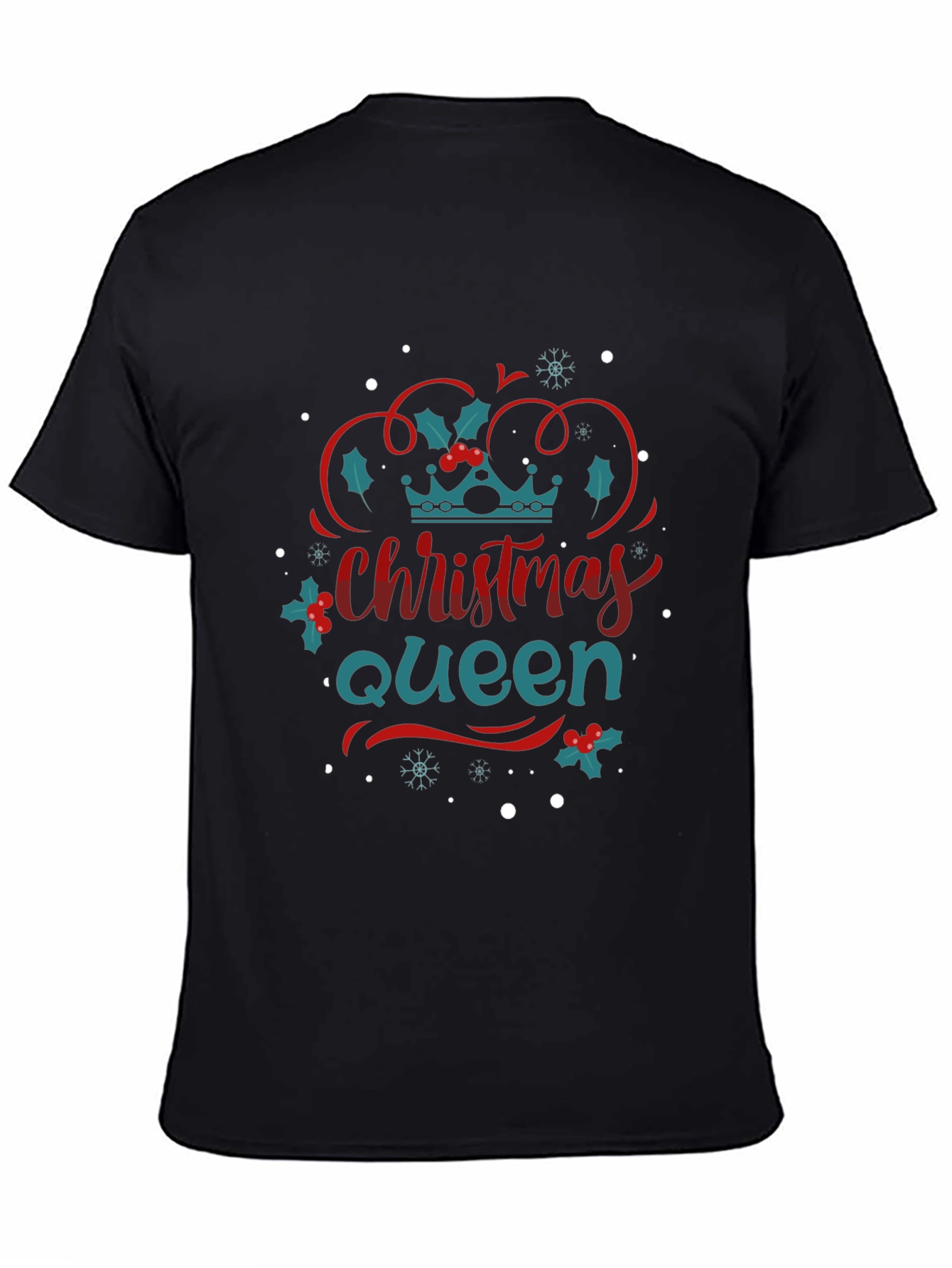 Christmas Queen Graphic Tee - Holiday Style