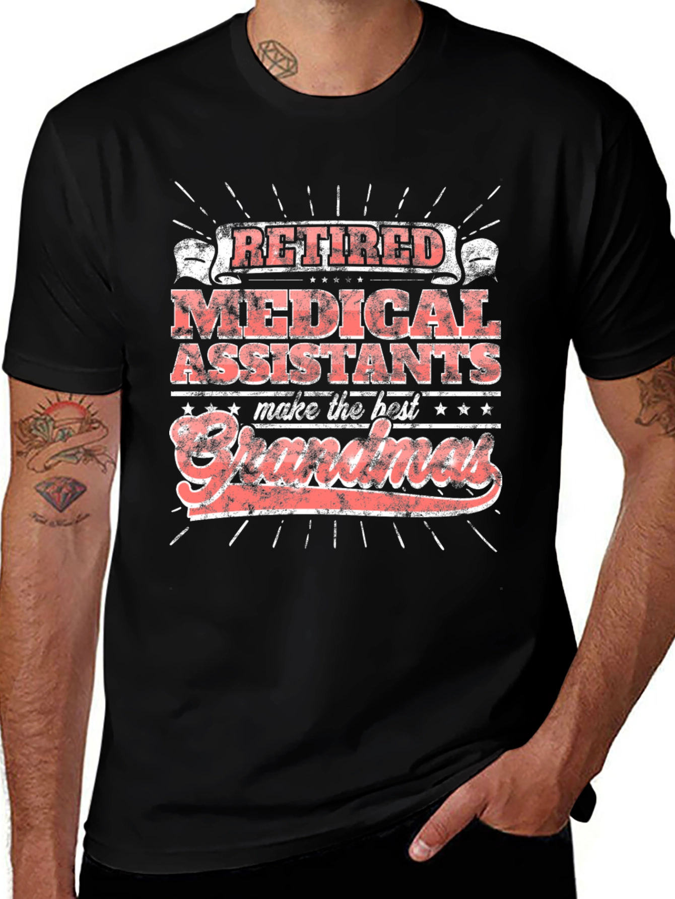 Retired Medical Assistant Grandma T-Shirt