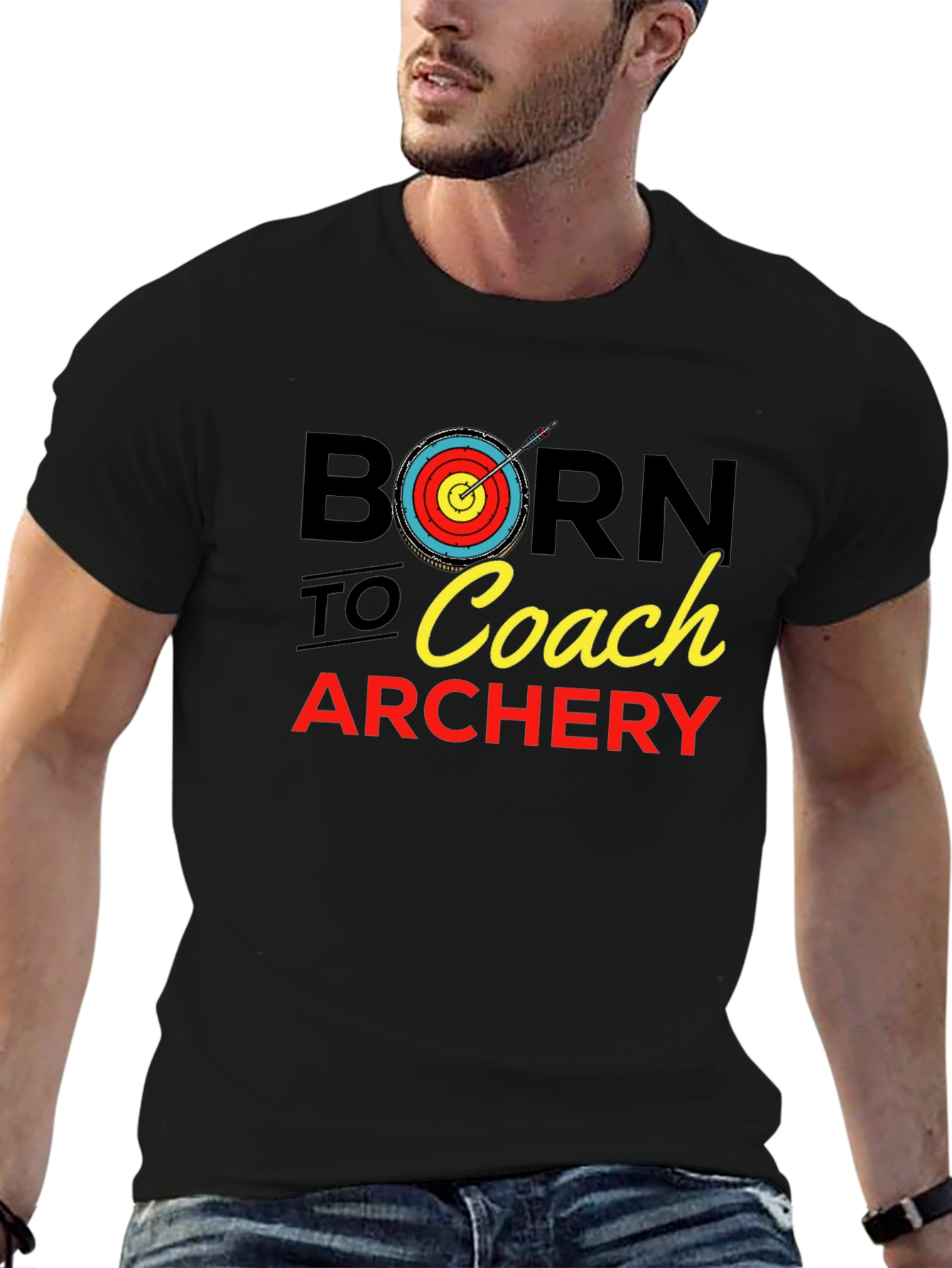 Born to Coach Archery T-Shirt