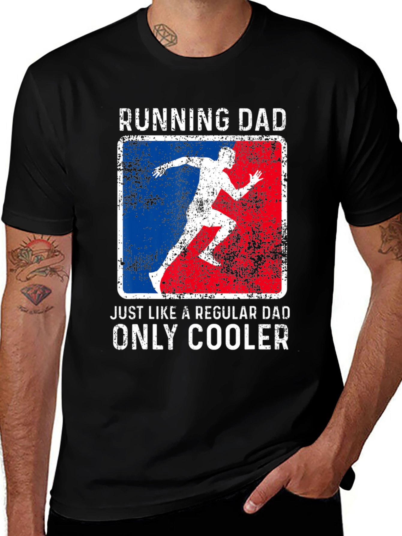 Running Dad T-Shirt - Cool Dad Edition