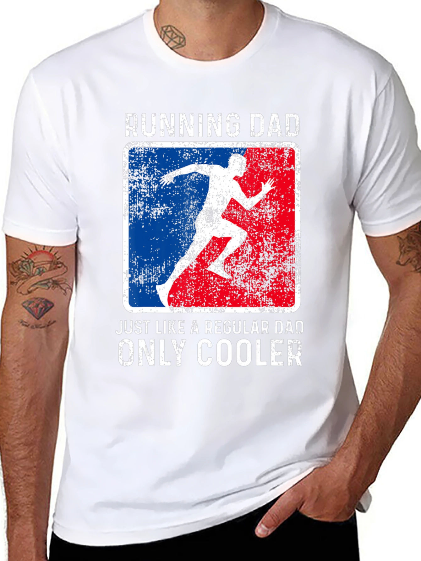 Running Dad T-Shirt - Cool Dad Edition
