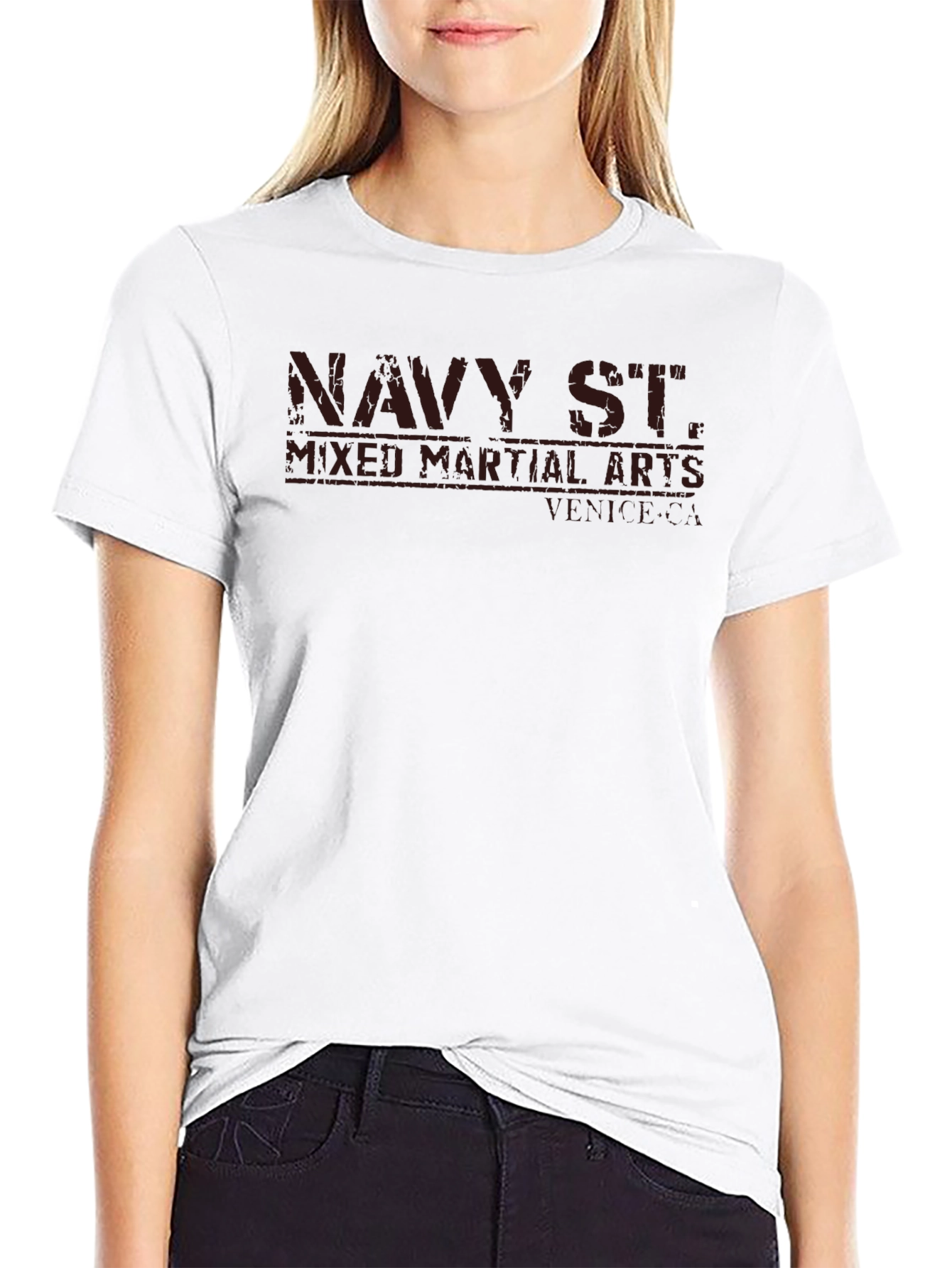 Navy St. Mixed Martial Arts T-Shirt - Black
