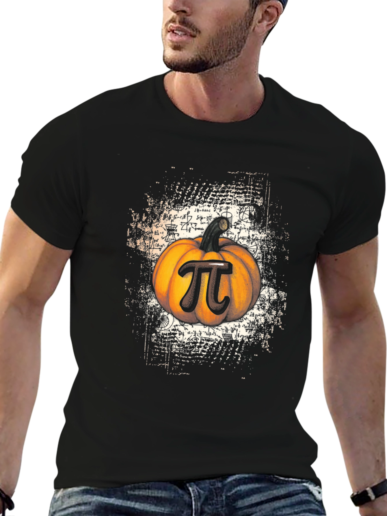 Pumpkin Pi T-Shirt Math Halloween Tee