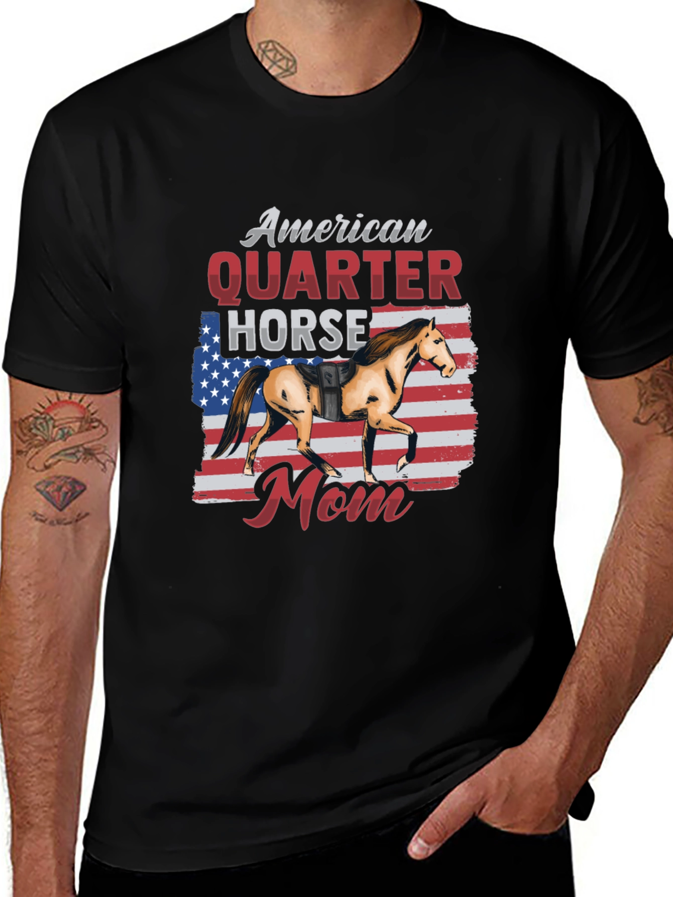 American Quarter Horse Mom T-Shirt