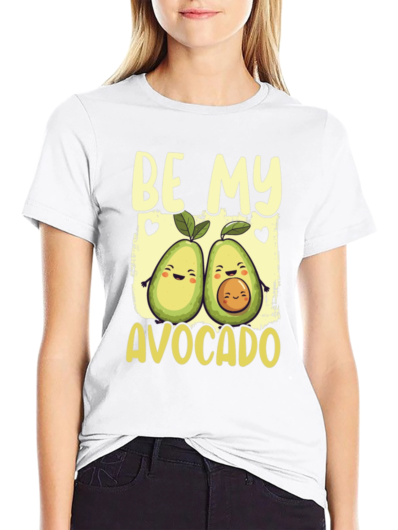 Be My Avocado Graphic Tee - Cute Couple Shirt