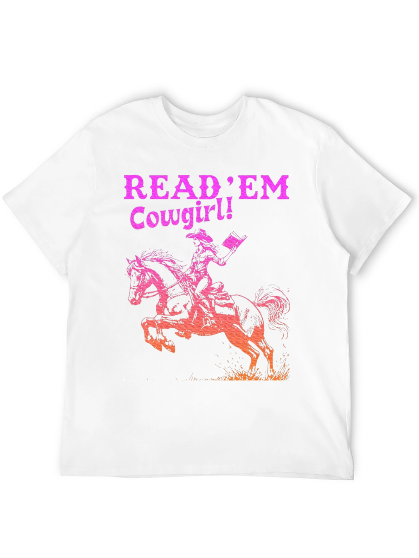 Read Em Cowgirl! Graphic Tee - Western Style