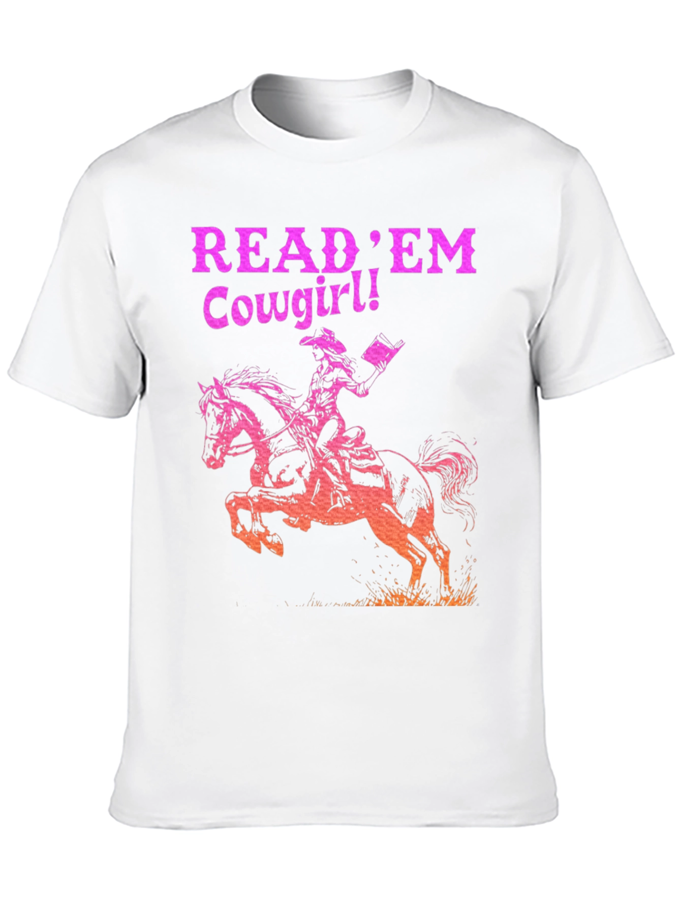 Read Em Cowgirl! Graphic Tee - Western Style