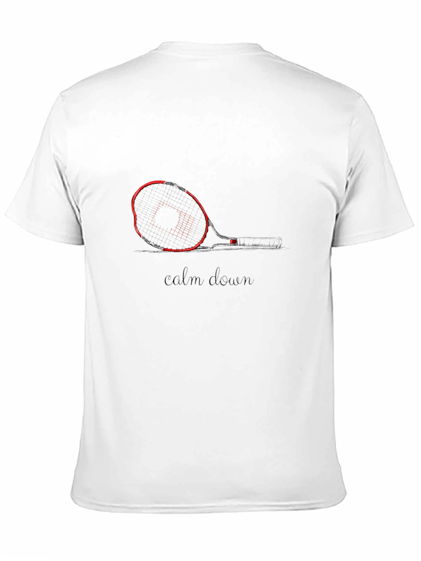 Calm Down Tennis Racquet T-Shirt