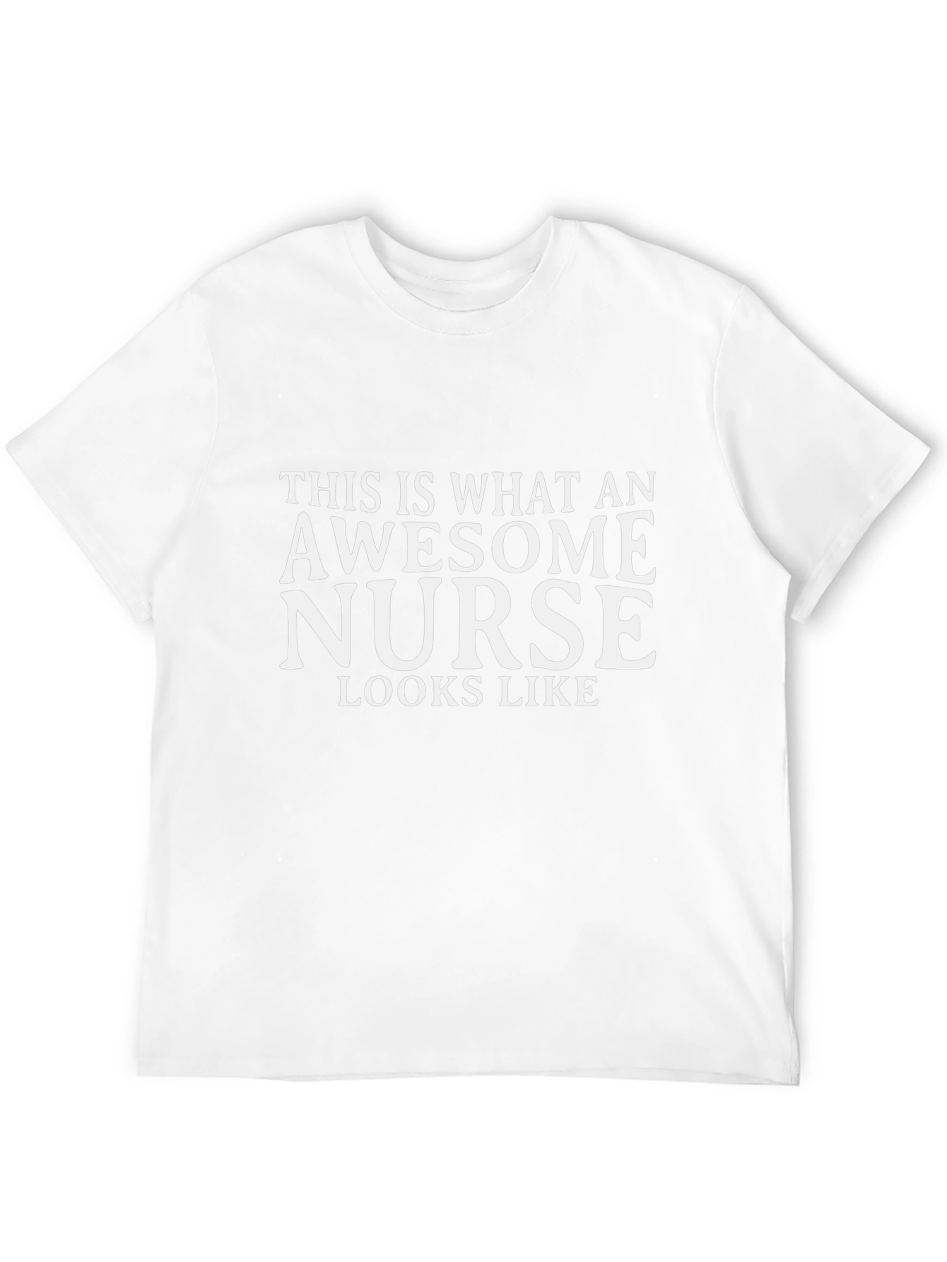 Awesome Nurse T-Shirt - Black Graphic Tee