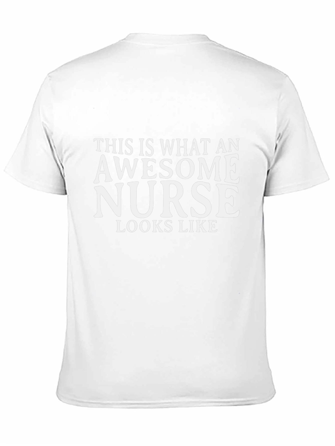Awesome Nurse T-Shirt - Black Graphic Tee