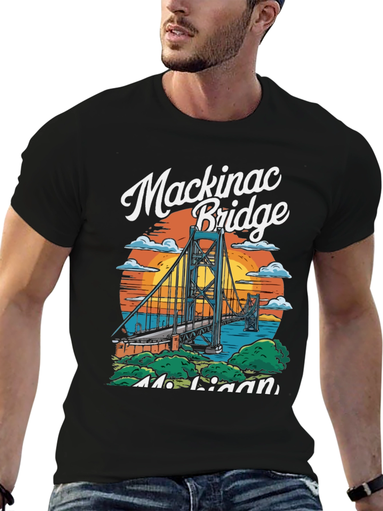 Mackinac Bridge Michigan T-Shirt