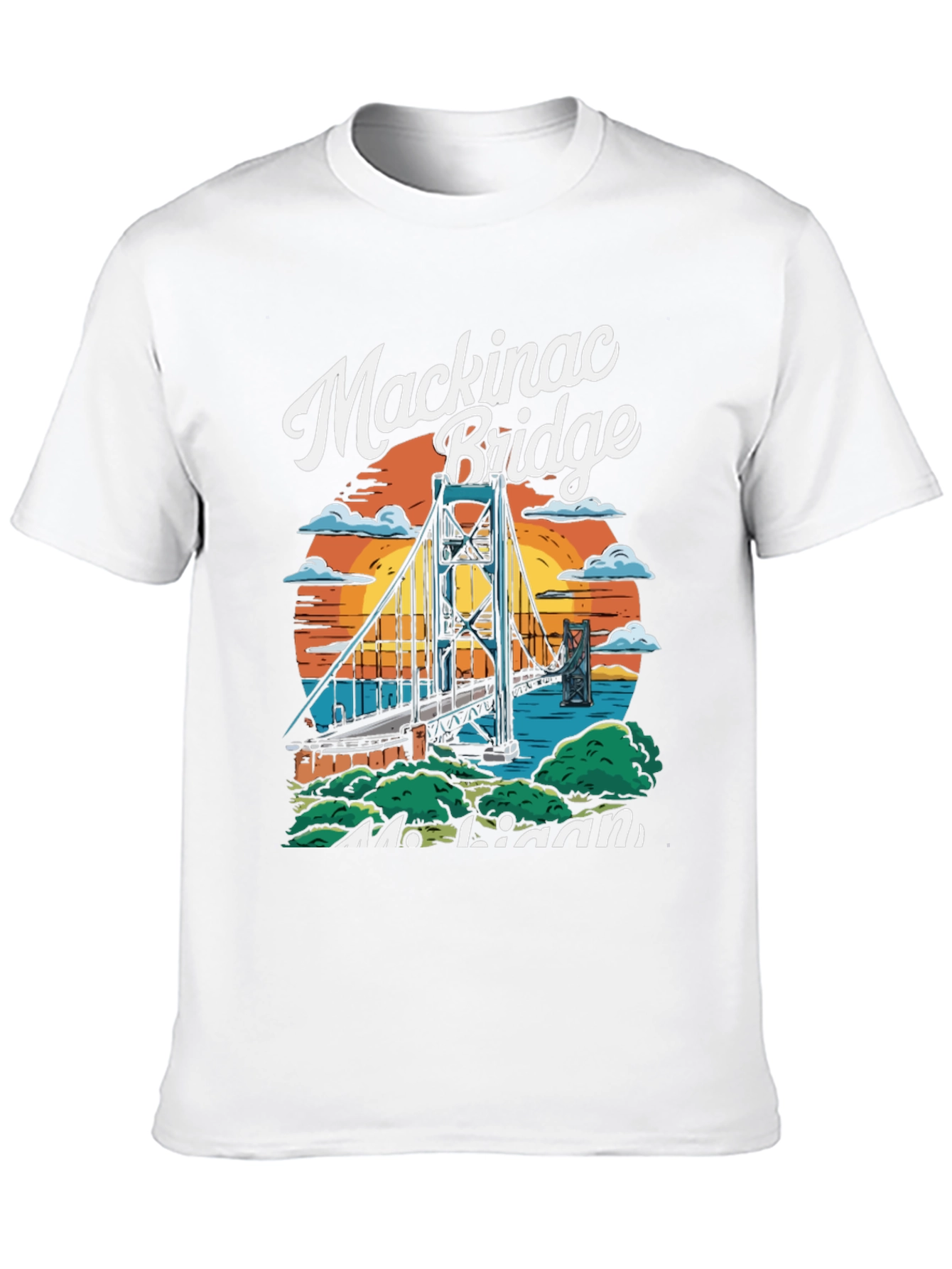 Mackinac Bridge Michigan T-Shirt
