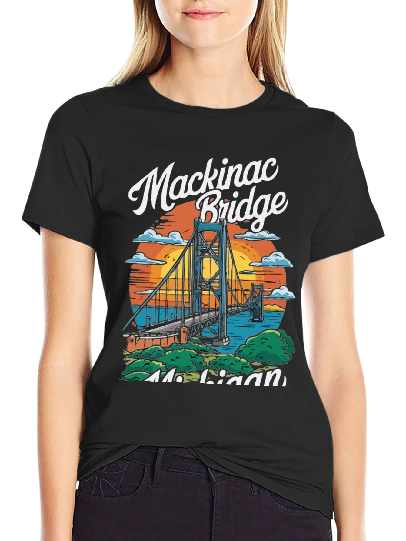 Mackinac Bridge Michigan T-Shirt