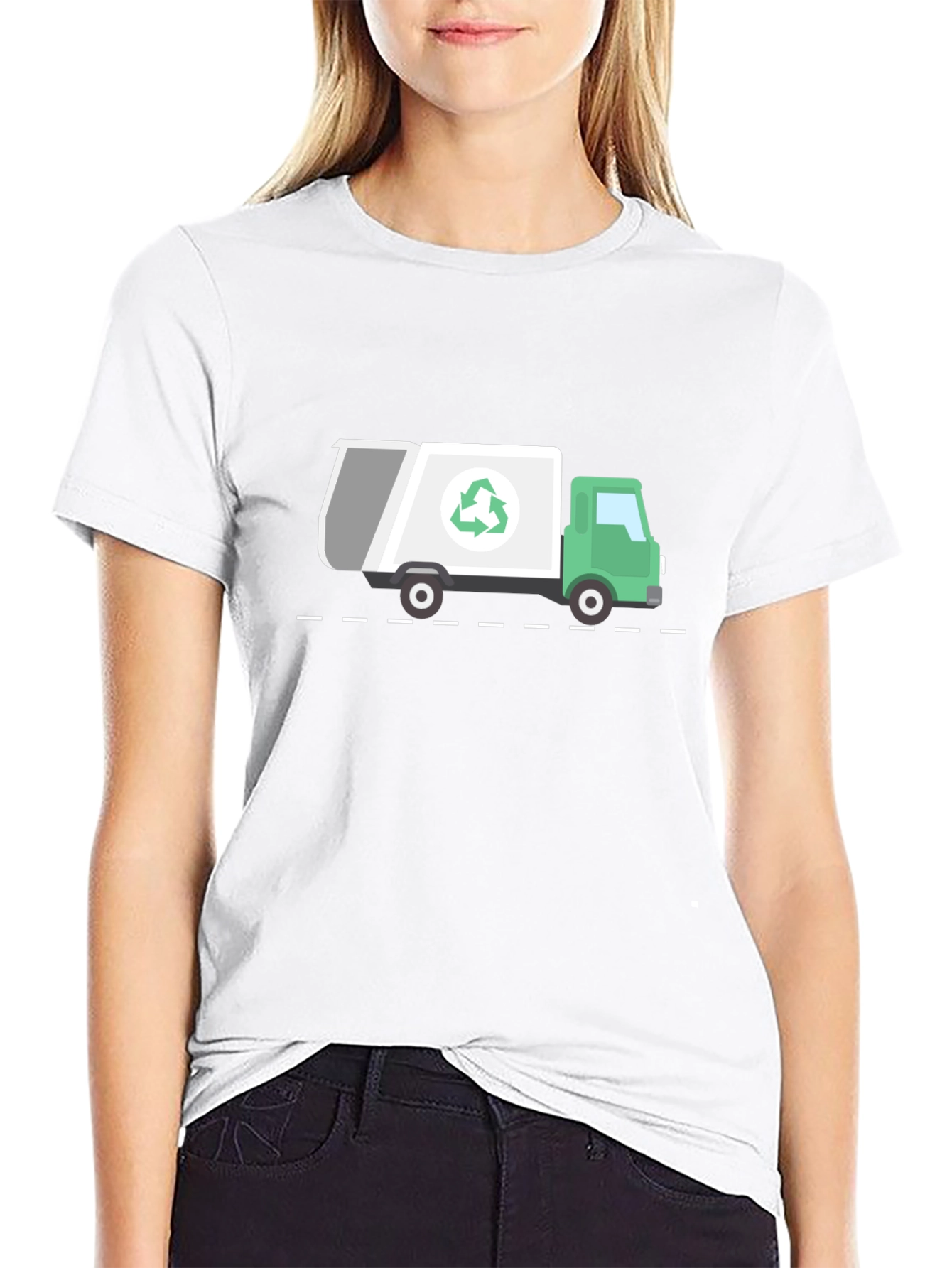 Recycle Truck Graphic Tee - Eco-Friendly Shirt
