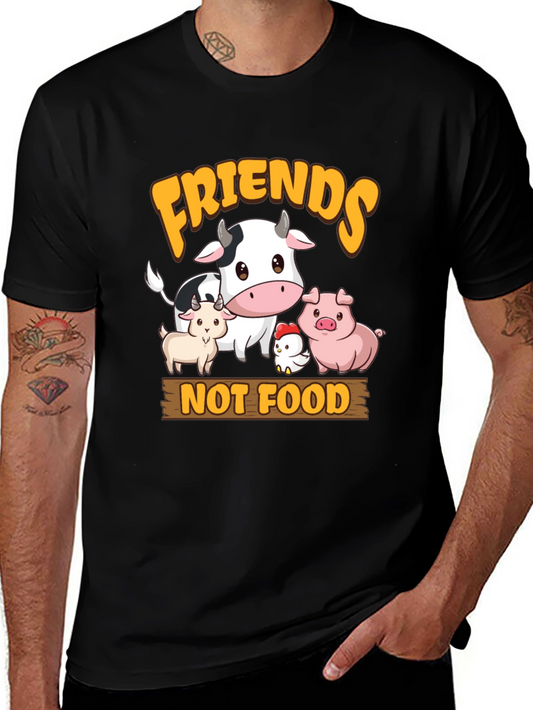 Friends Not Food Graphic Tee - Vegan T-Shirt