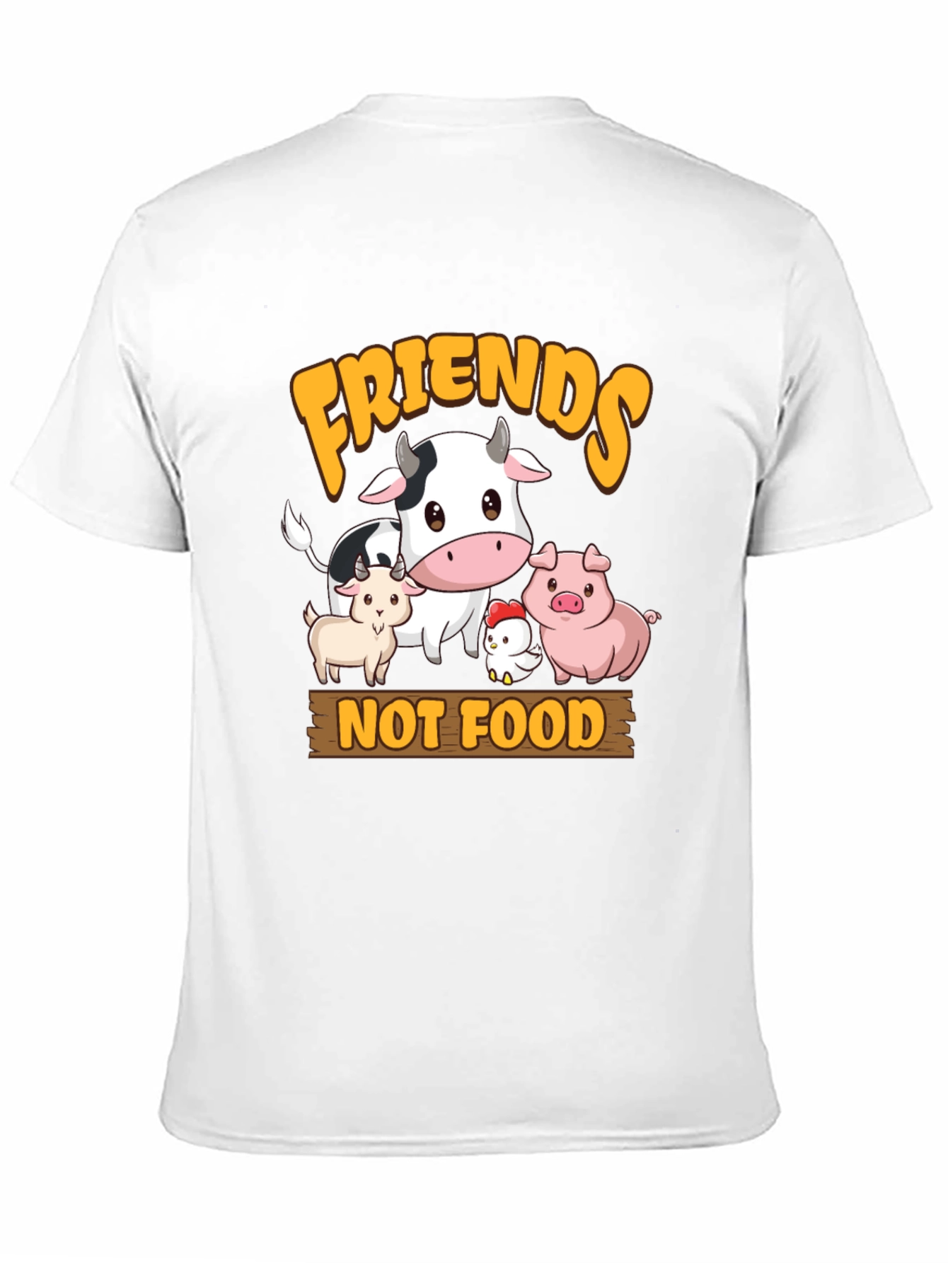 Friends Not Food Graphic Tee - Vegan T-Shirt