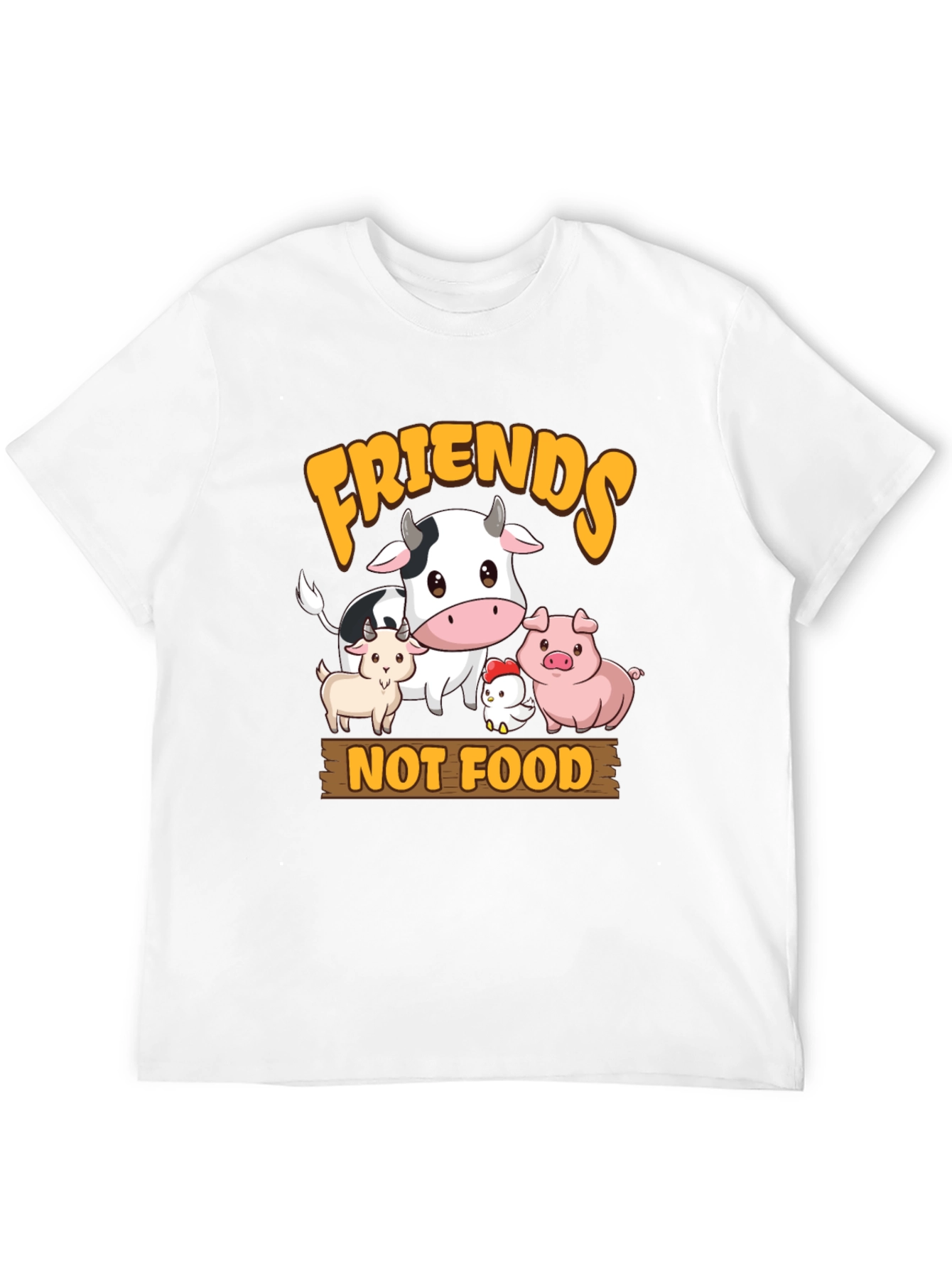 Friends Not Food Graphic Tee - Vegan T-Shirt