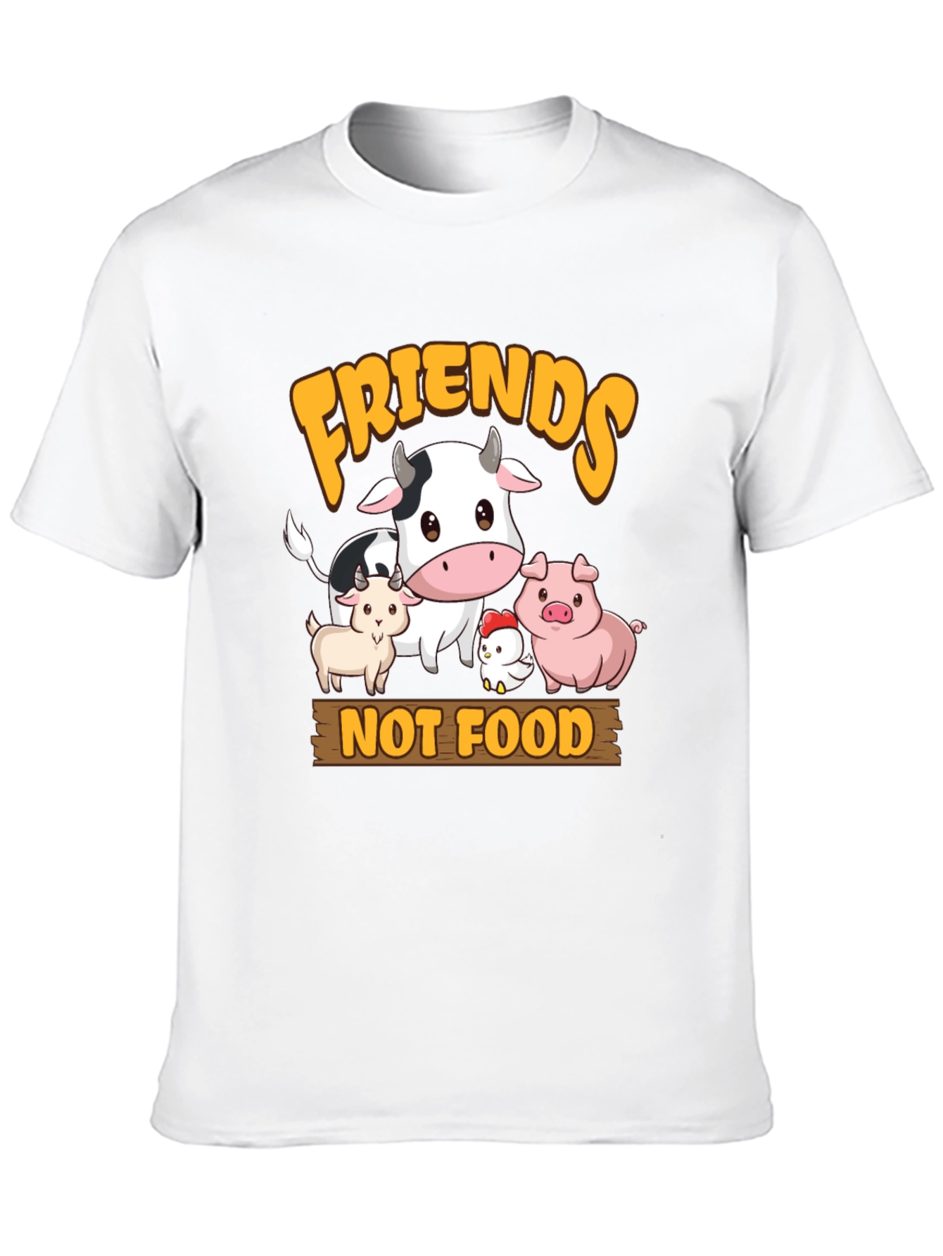 Friends Not Food Graphic Tee - Vegan T-Shirt
