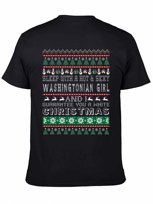 Washingtonian Girl Ugly Christmas T-Shirt