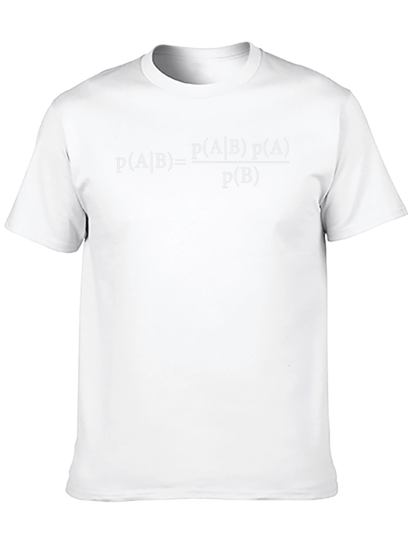 Bayes Theorem T-Shirt - Probability Equation