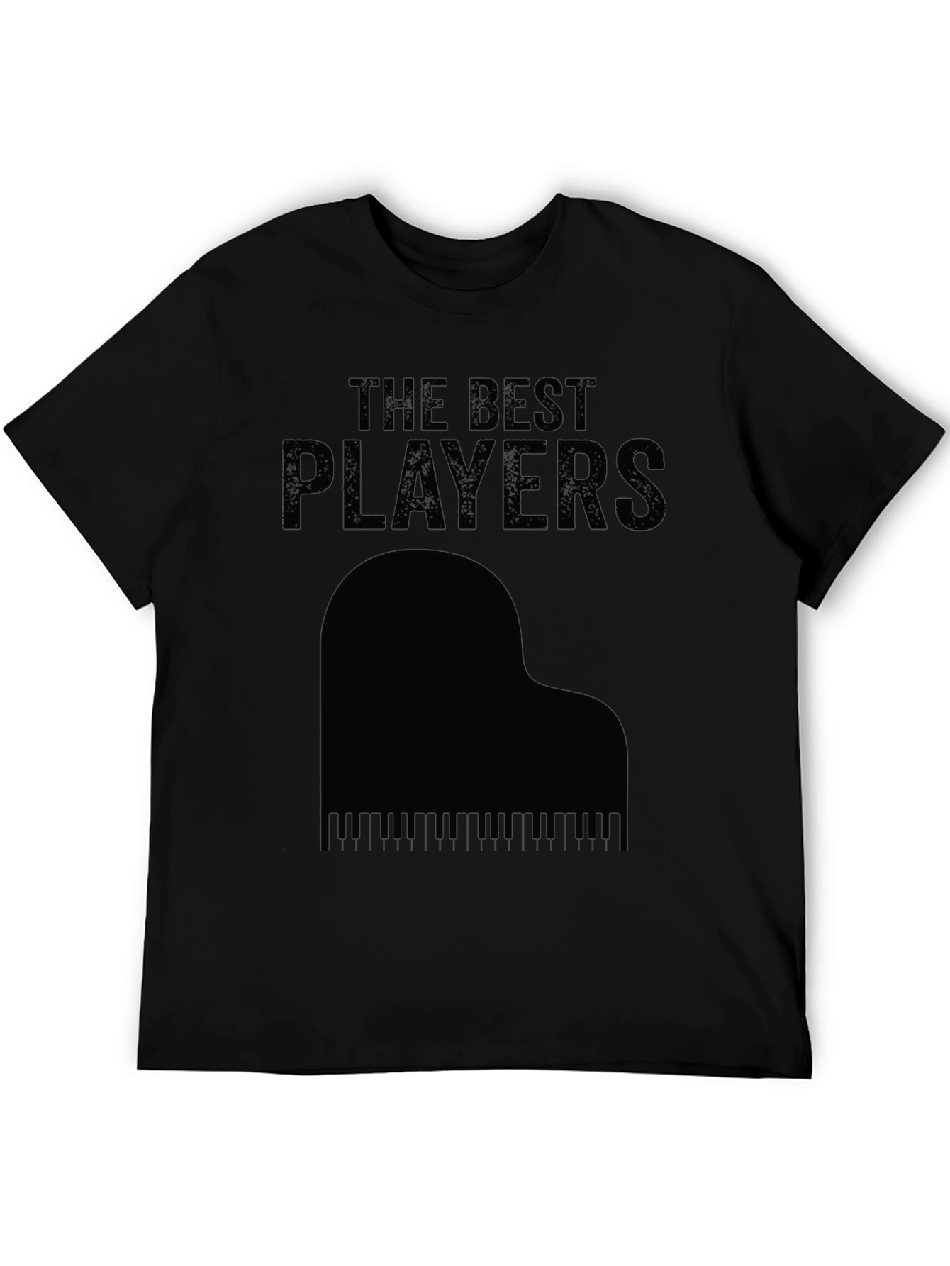 The Best Players Piano T-Shirt - Black