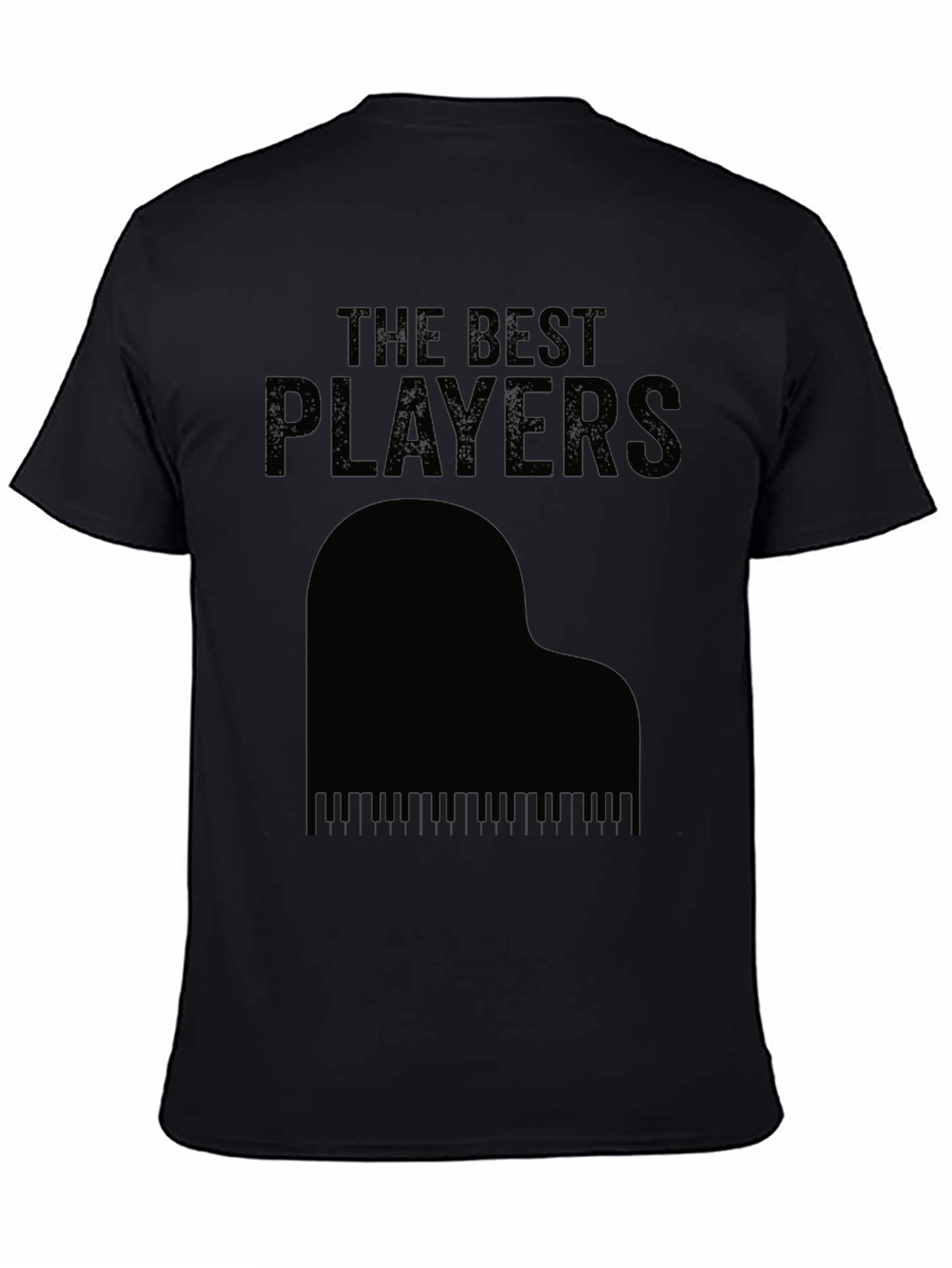 The Best Players Piano T-Shirt - Black