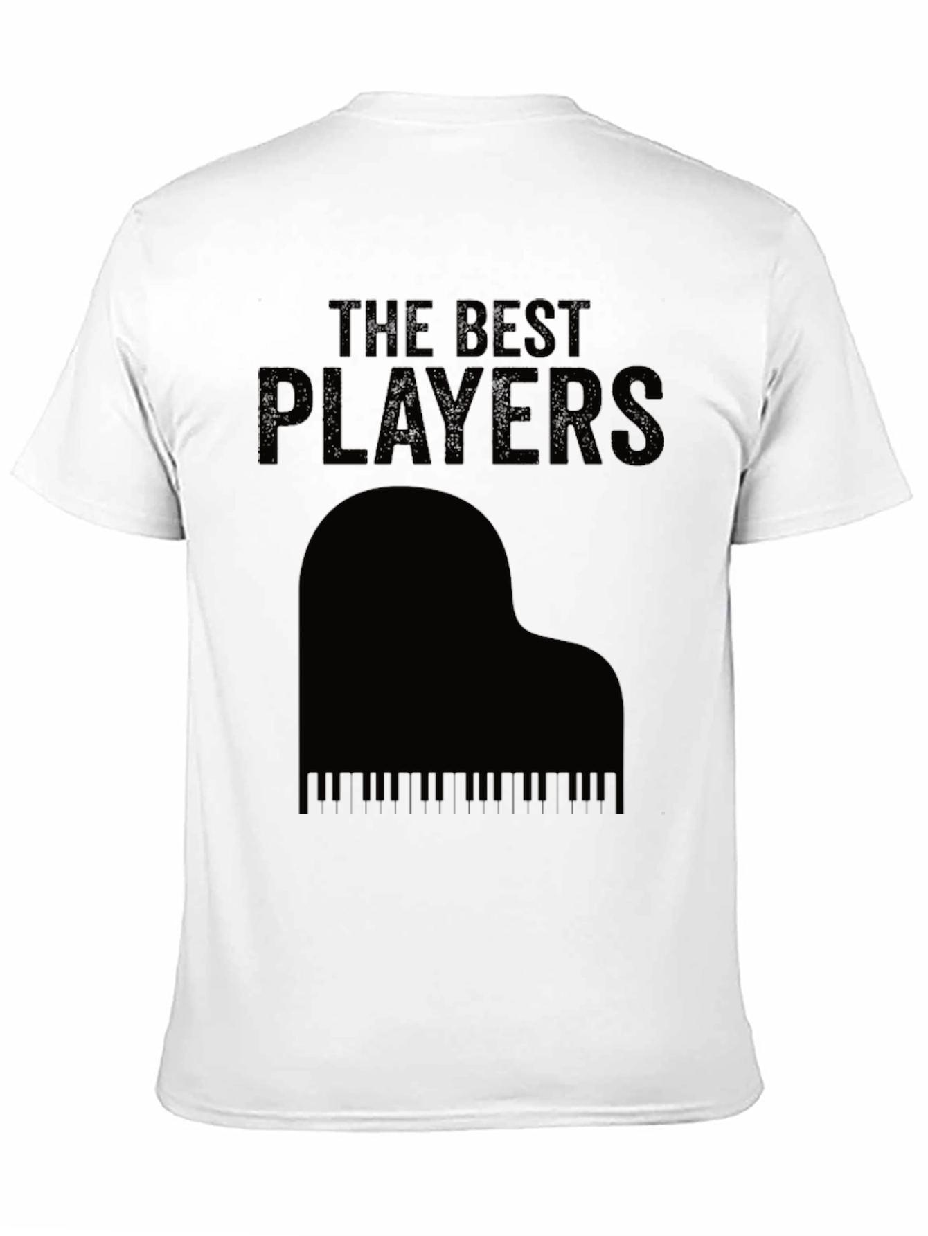 The Best Players Piano T-Shirt - Black