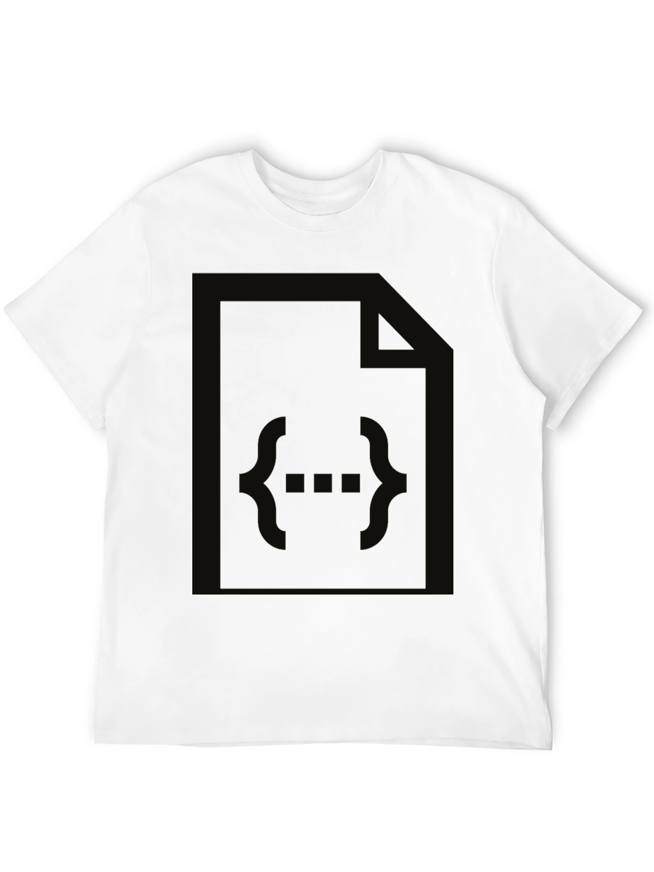 Black Code File T-Shirt - Developer Apparel