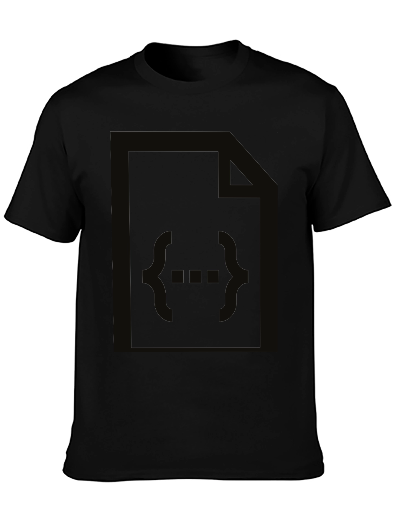 Black Code File T-Shirt - Developer Apparel