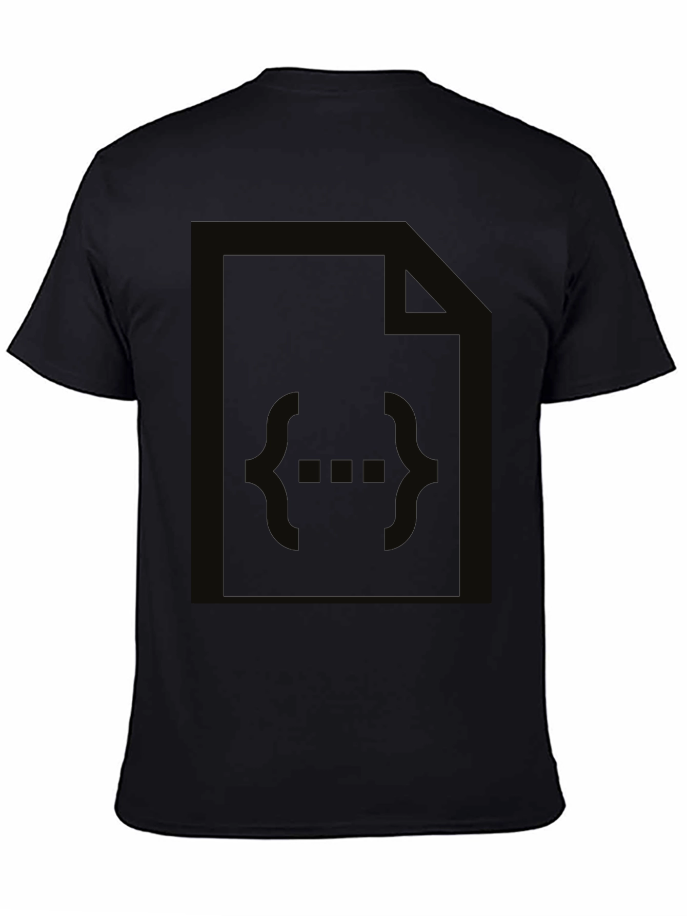 Black Code File T-Shirt - Developer Apparel