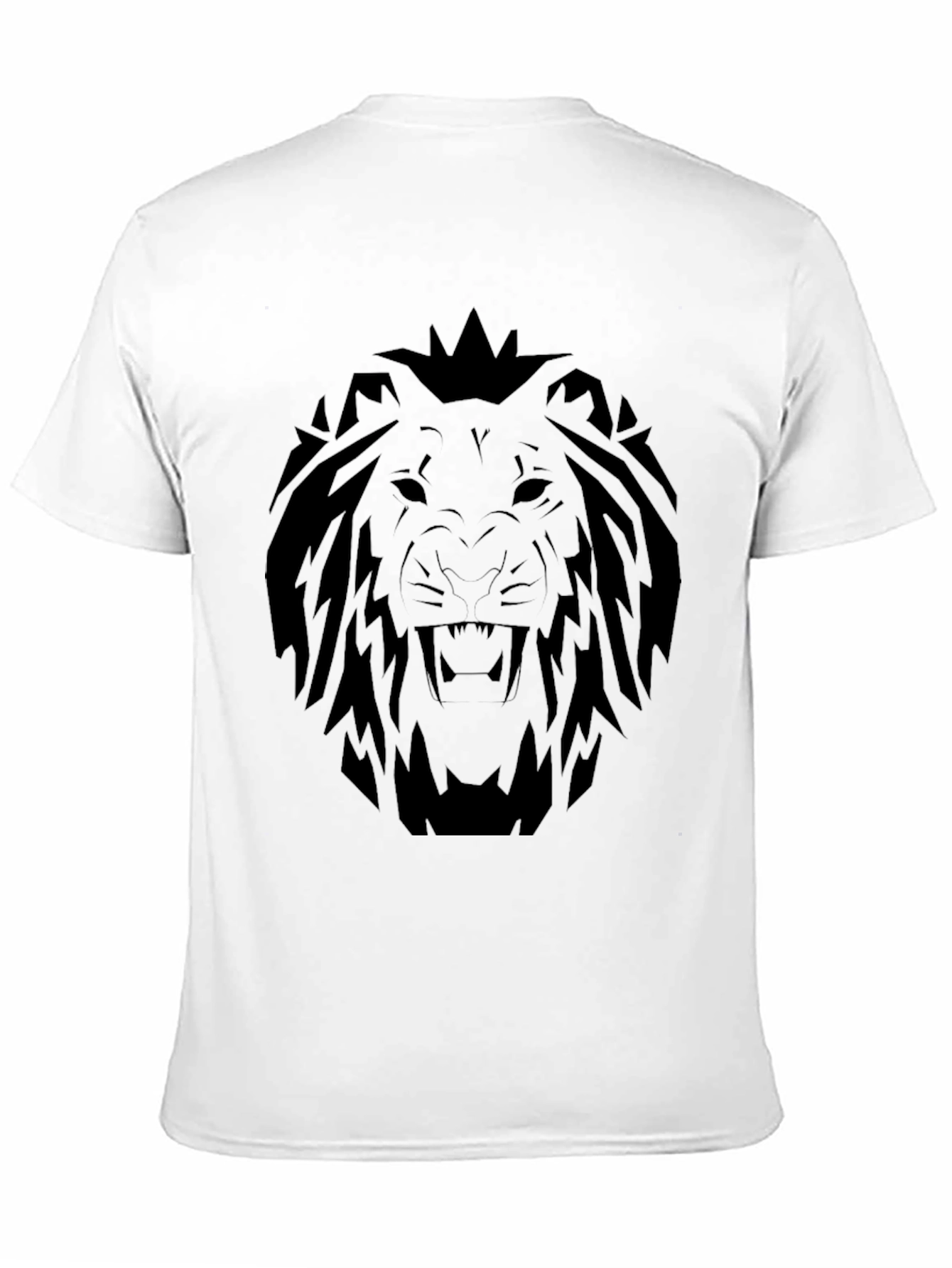 Lion Graphic T-Shirt - Bold Black Tee