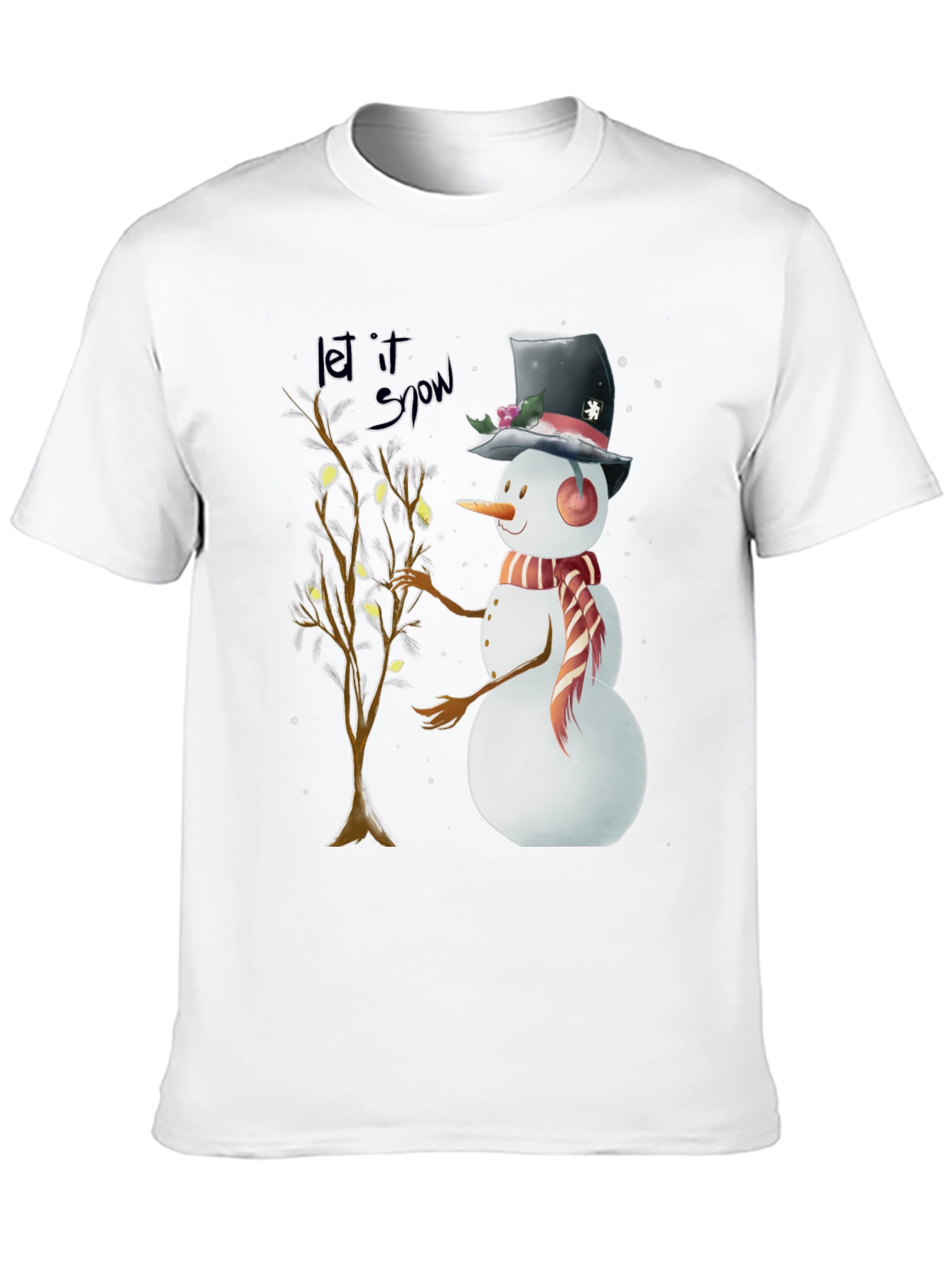 Festive Snowman Graphic Tee