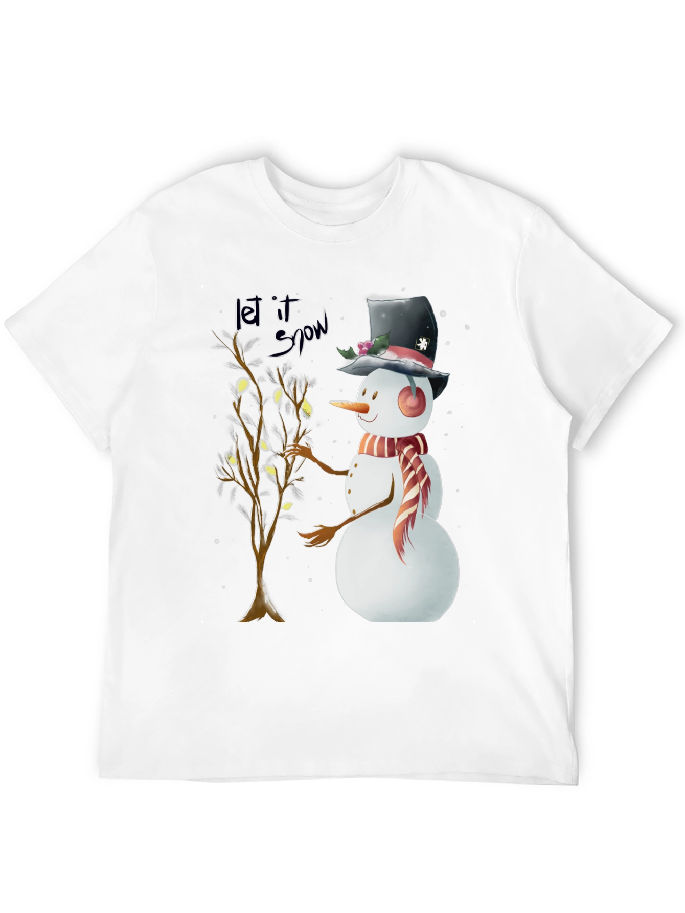 Festive Snowman Graphic Tee