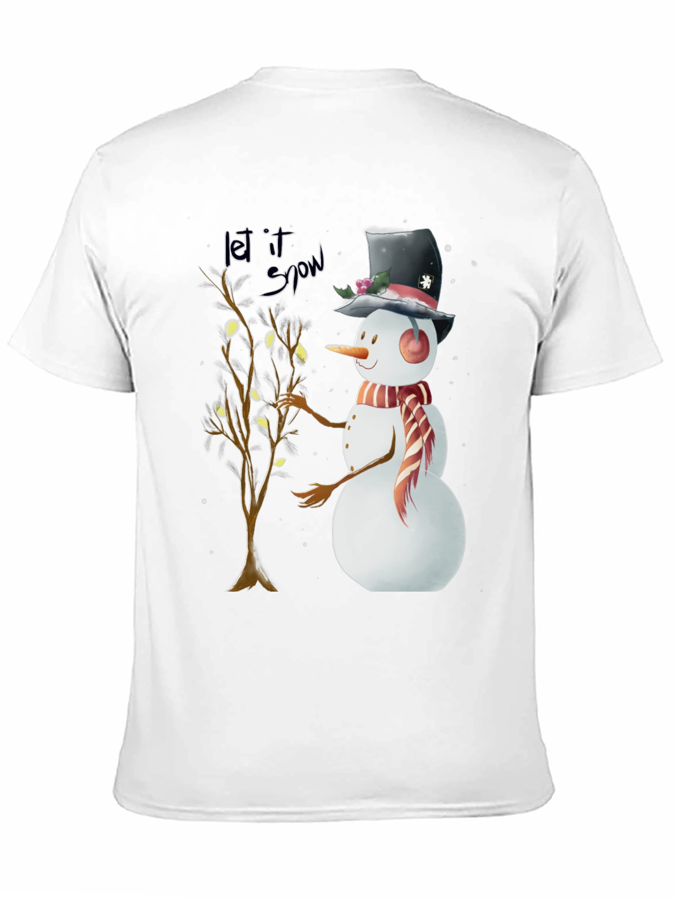 Festive Snowman Graphic Tee
