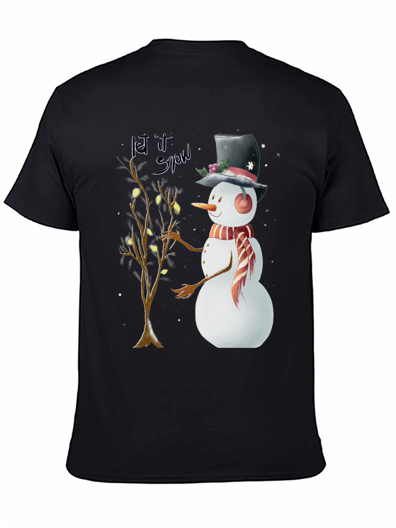 Festive Snowman Graphic Tee