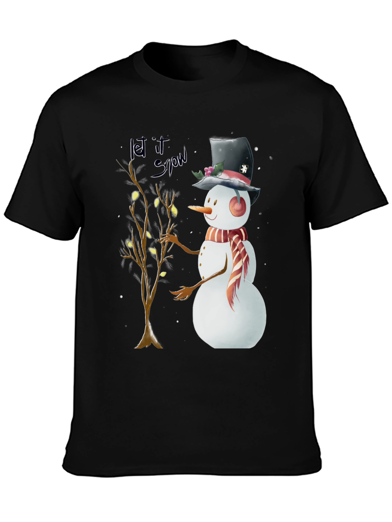 Festive Snowman Graphic Tee