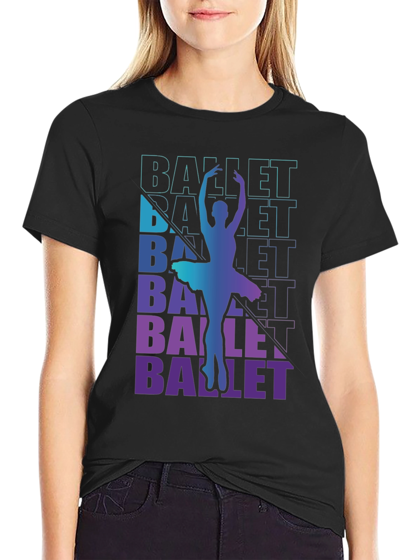 Ballet Dancer Graphic Tee - Stylish & Comfortable