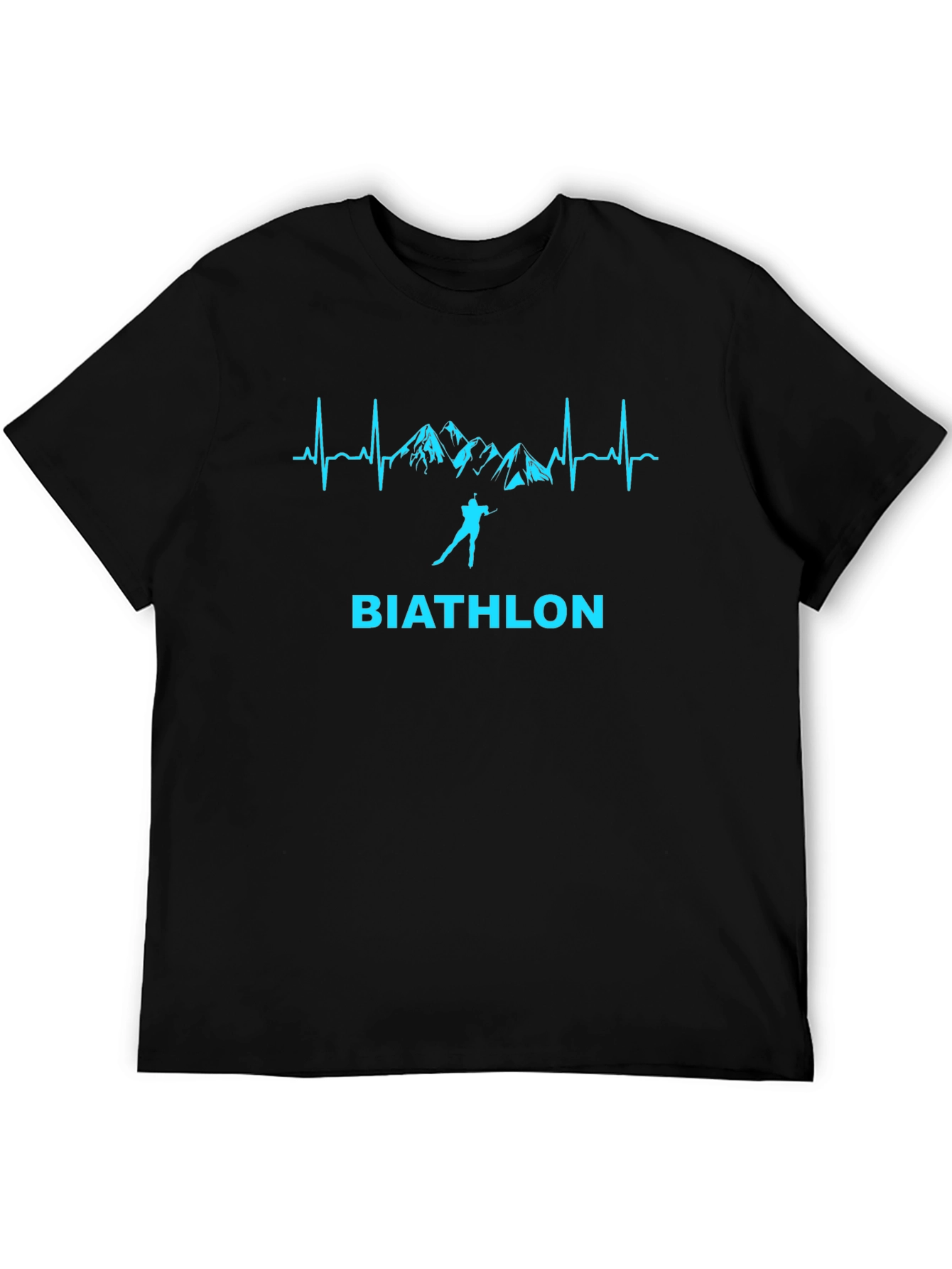 Biathlon Heartbeat Graphic Tee - Sport T-Shirt
