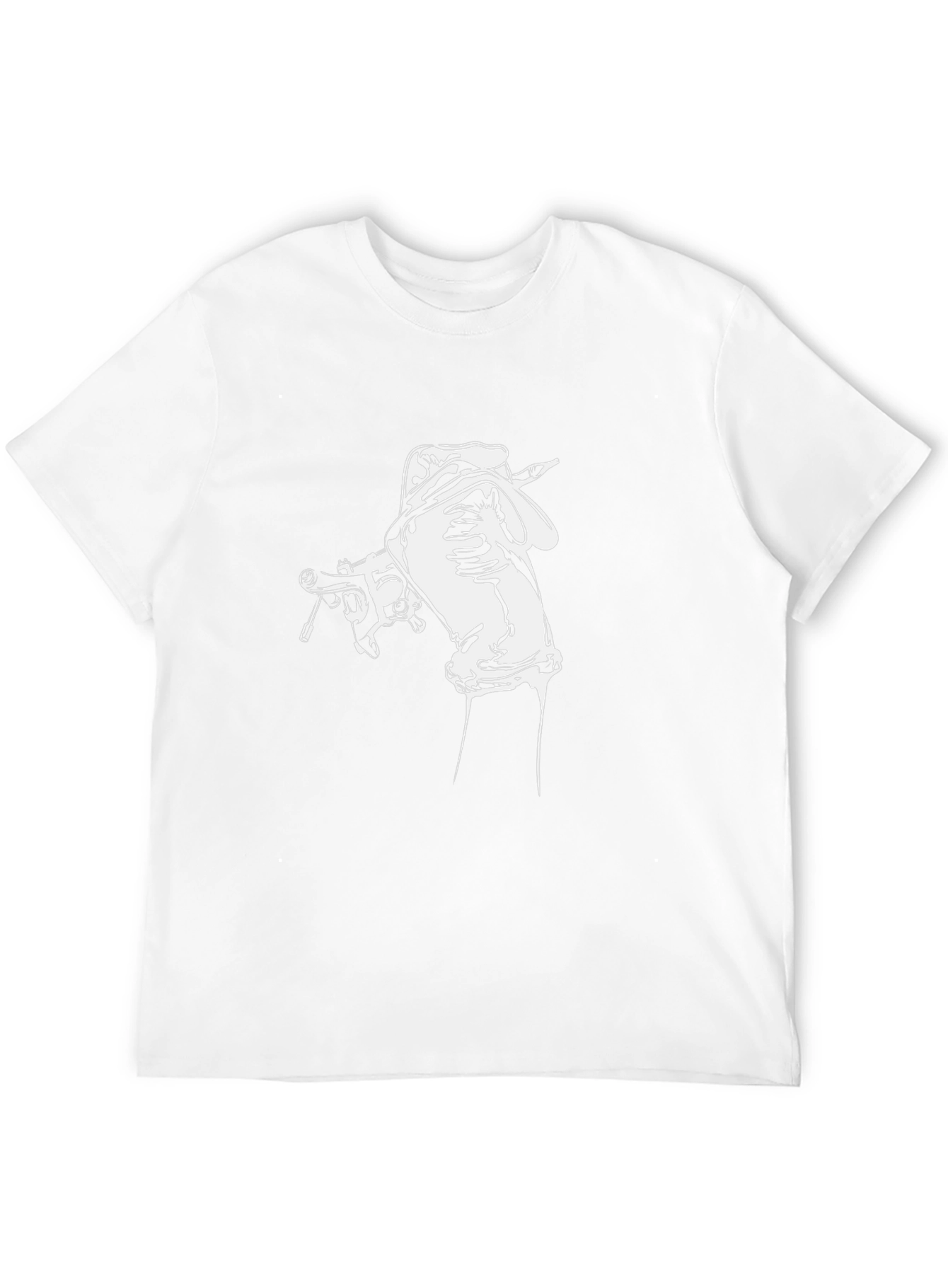 Tattoo Artist Graphic Tee - Black Cotton T-Shirt