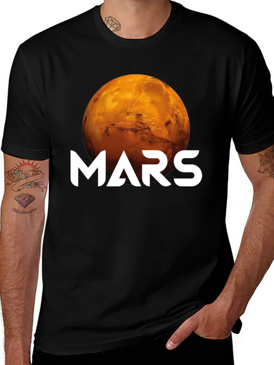 Mars Graphic T-Shirt - Space Exploration Tee