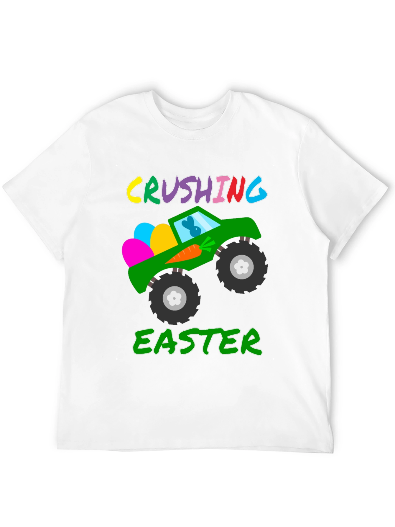 Crushing Easter Monster Truck T-Shirt