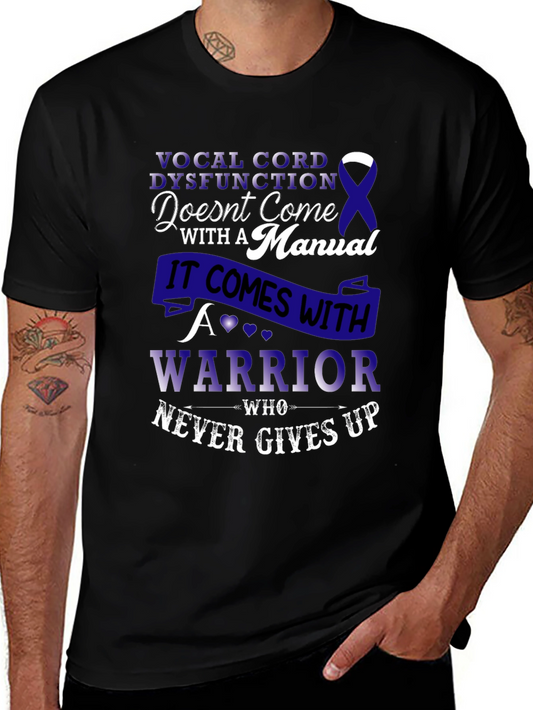 Vocal Cord Dysfunction Awareness Warrior T-Shirt