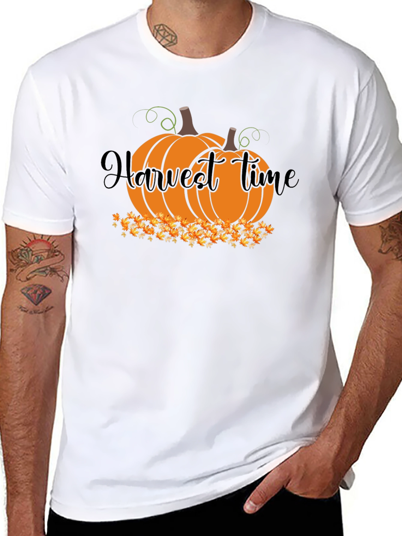 Harvest Time Pumpkin Graphic Tee