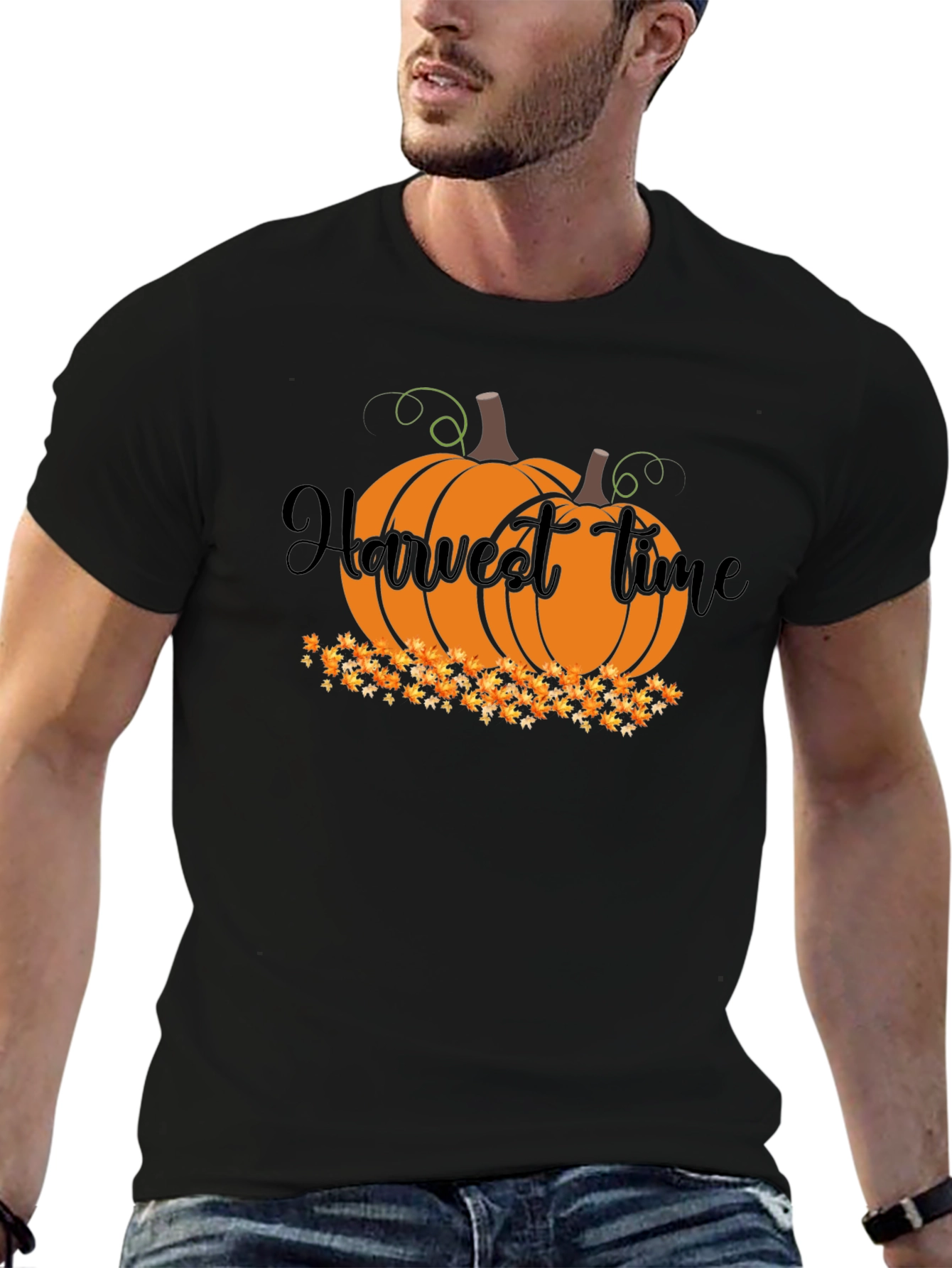 Harvest Time Pumpkin Graphic Tee