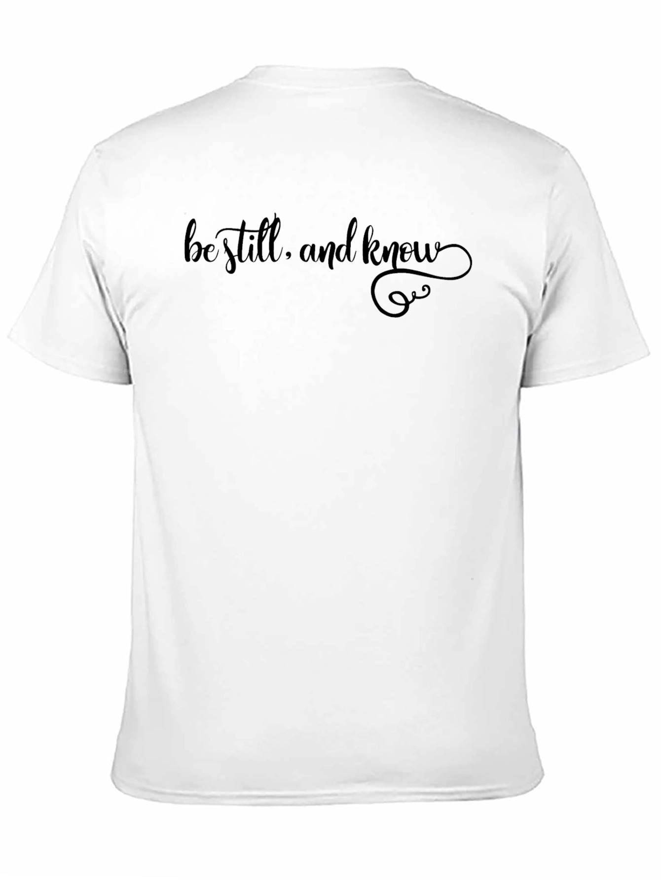 Be Still and Know Graphic Tee - Black