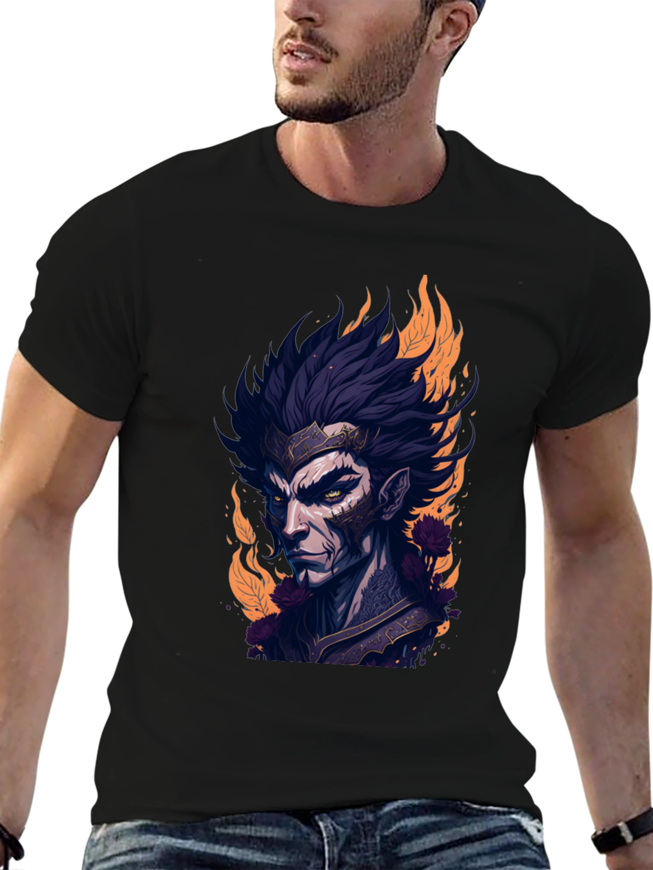 Dark Elf Graphic Tee - Fire & Fury