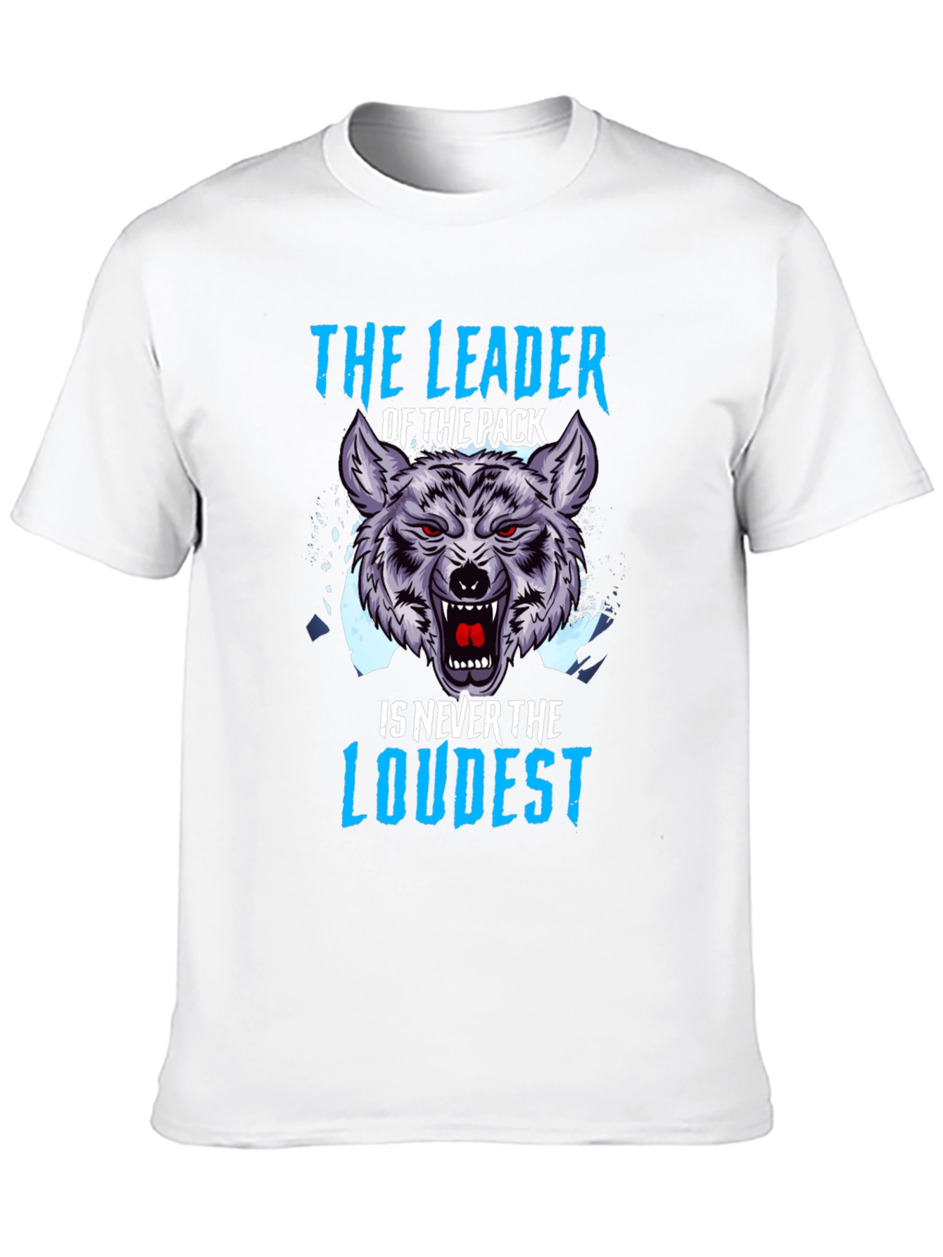 The Leader Wolf Graphic T-Shirt - Black