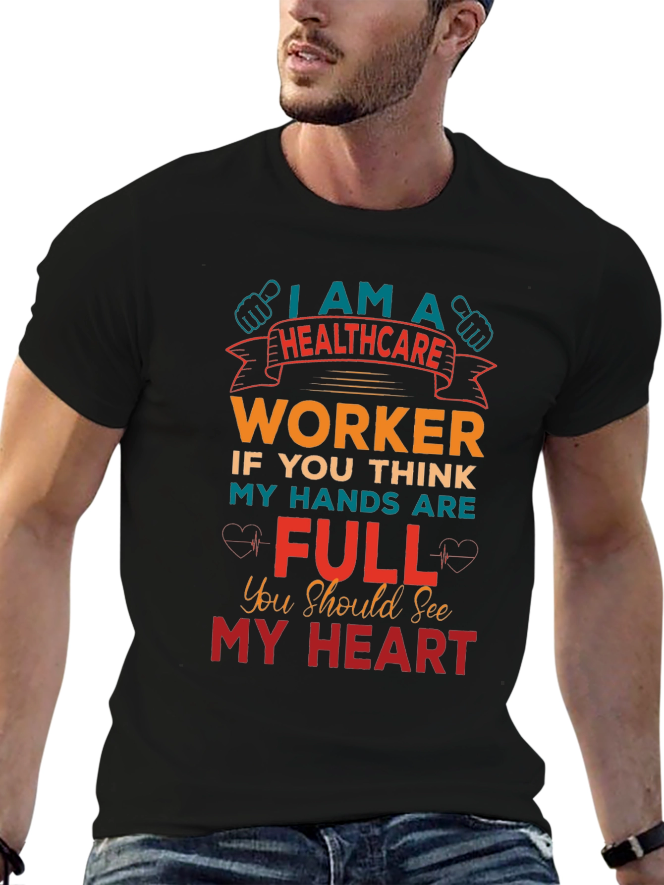 Healthcare Worker Graphic T-Shirt