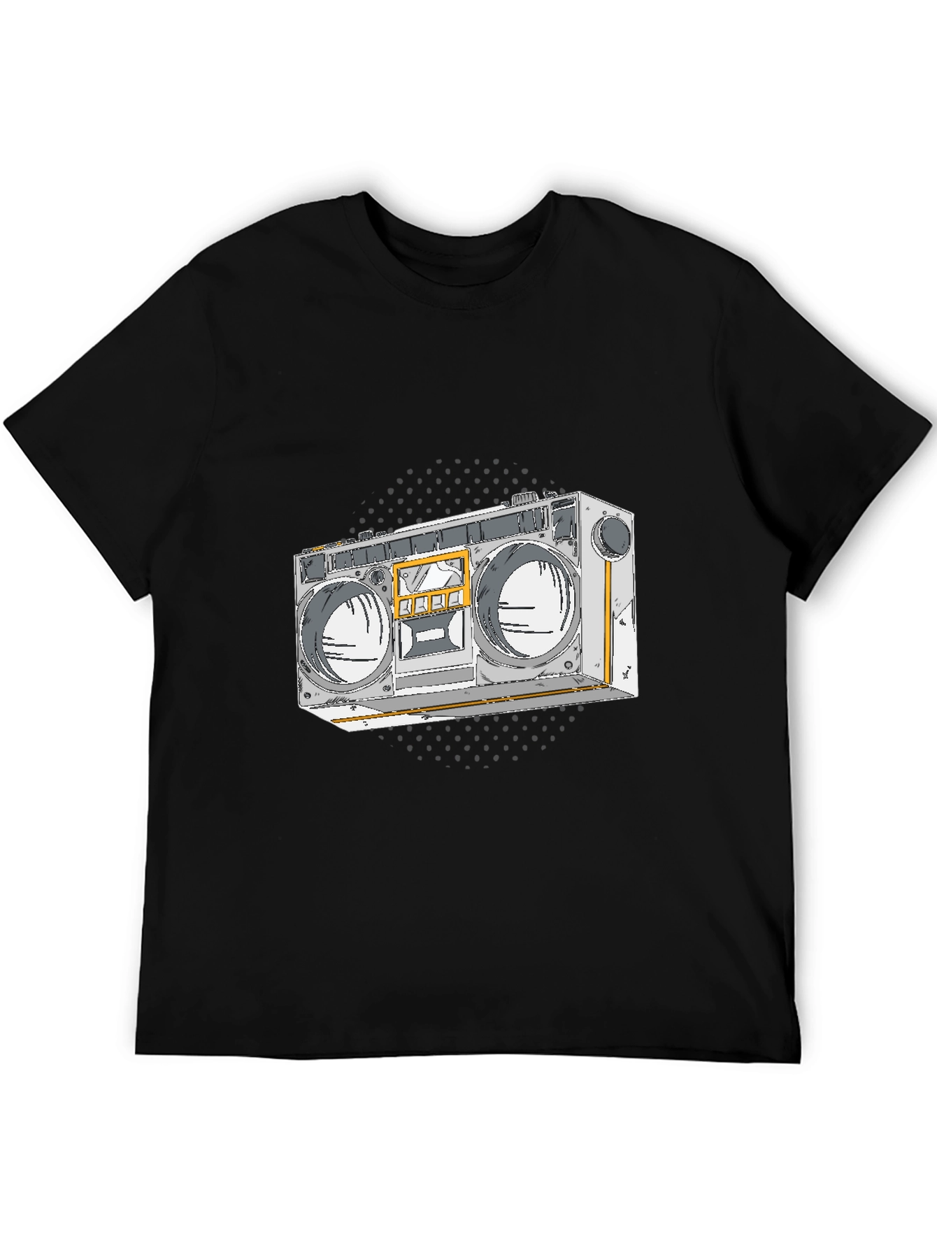 Boombox Graphic Tee - Retro Style