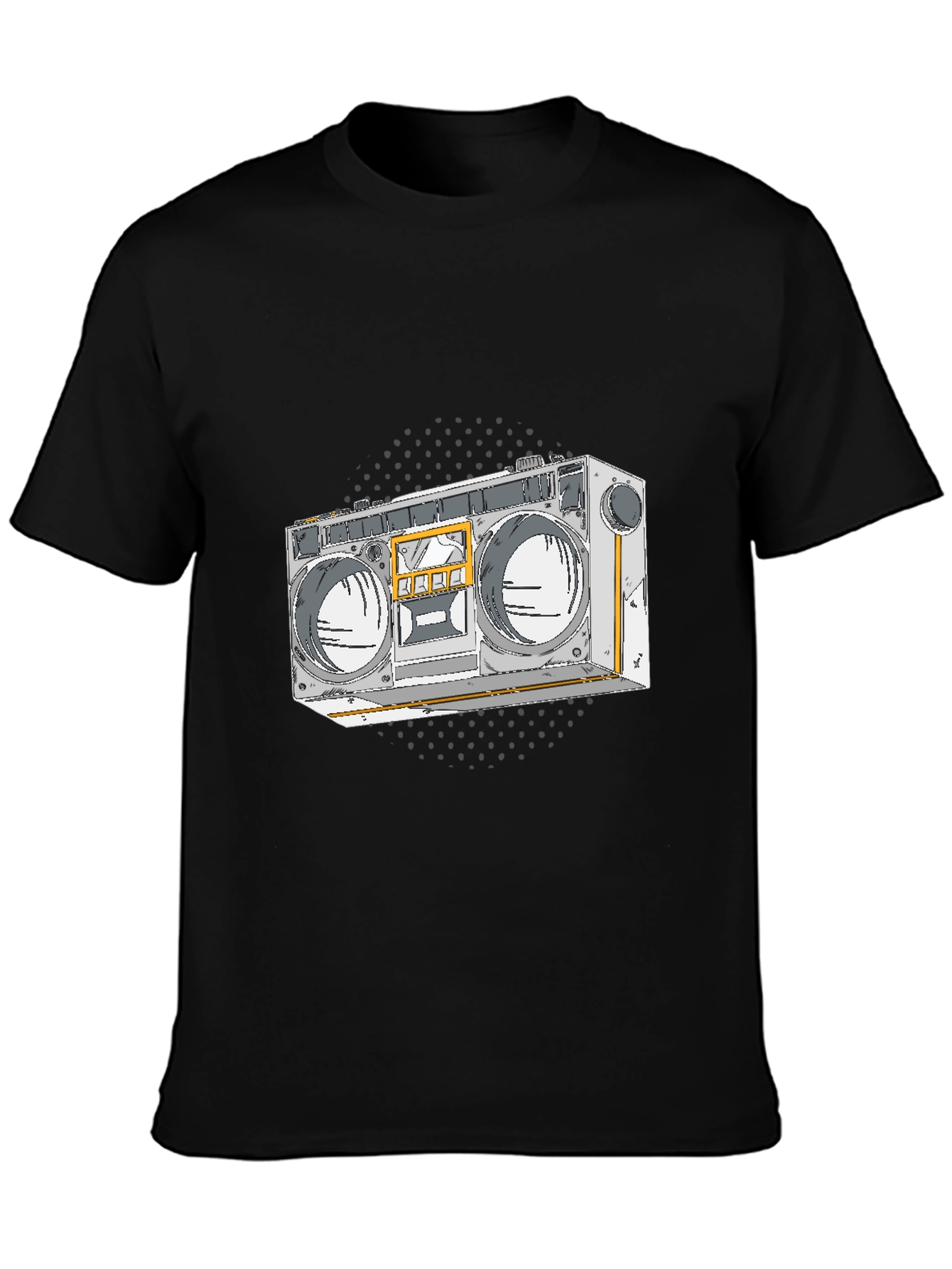 Boombox Graphic Tee - Retro Style